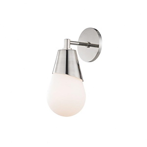 Cora-One Light Wall Sconce in Style-5 Inches Wide by 11.75 Inches High