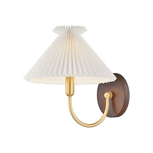 Acacia - 1 Light Wall Sconce-10 Inch Tall and 10.5 Inch Wide