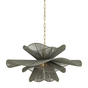 Amanda - 1 Light Chandelier-17 Inch Tall and 34 Inch Wide - 1431598