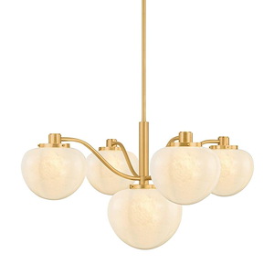 Kristen - 5 Light Chandelier-20.5 Inch Tall and 39.5 Inch Wide - 1395436