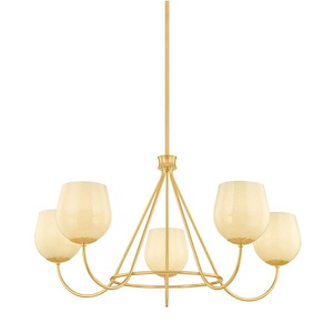 Genevieve - 1 Light Chandelier-17.25 Inch Tall and 34.25 Inch Wide - 1395296