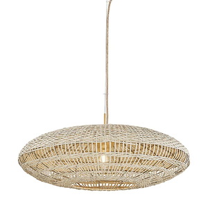 Erin - 1 Light Pendant-13 Inch Tall and 30 Inch Wide - 1420670