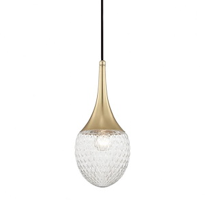 Bella-Pendant in Style-6.75 Inches Wide by 15.5 Inches High