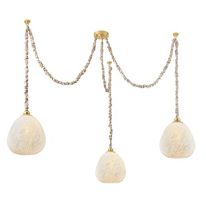 Remi - 3 Light Chandelier-16.25 Inch Tall and 67.5 Inch Wide - 1420681