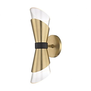 Angie-8W 2 LED Wall Sconce in Style-4.75 Inches Wide by 15 Inches High - 675162