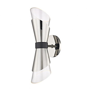Angie-8W 2 LED Wall Sconce in Style-4.75 Inches Wide by 15 Inches High