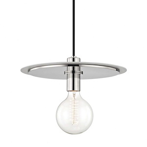 Milo-One Light Large Pendant in Style-14 Inches Wide by 4.25 Inches High - 675146