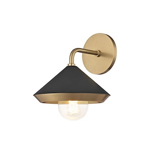 Marnie-One Light Wall Sconce in Style-8 Inches Wide by 10 Inches High