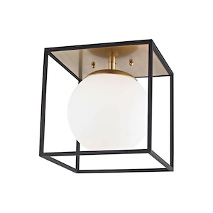 Aira-One Light Large Flush Mount in Style-14 Inches Wide by 14 Inches High - 675138