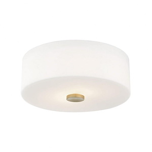 Sophie-Two Light Flush Mount in Style-12 Inches Wide by 4 Inches High