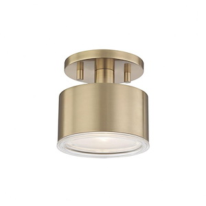 Nora-4W 1 LED Flush Mount in Style-5.25 Inches Wide by 5 Inches High