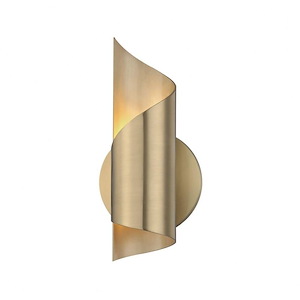 Evie-4W 1 LED Wall Sconce in Style-4.75 Inches Wide by 10 Inches High