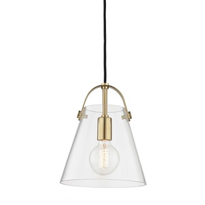 Karin-One Light Small Pendant in Style-9 Inches Wide by 10.5 Inches High - 675189