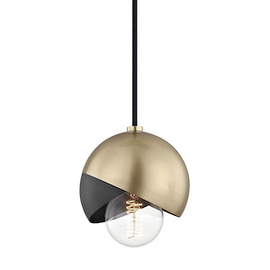 Emma-One Light Pendant in Style-6 Inches Wide by 5 Inches High - 675187