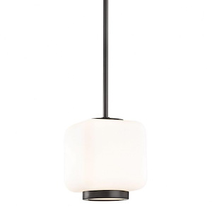 Jenny-One Light Small Pendant in Style-6.5 Inches Wide by 11.5 Inches High