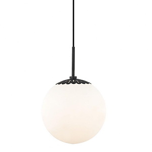 Paige-One Light Large Pendant in Style-10.5 Inches Wide by 16.75 Inches High