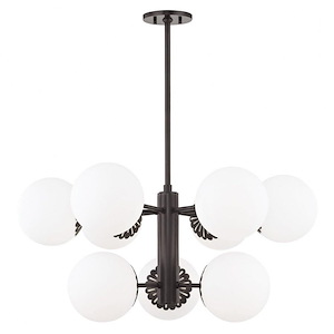 Paige-Nine Light 2-Tier Chandelier in Style-33 Inches Wide by 18.5 Inches High