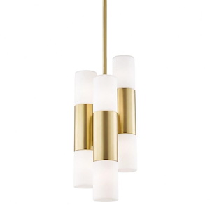 Lola-24W 6 LED Pendant in Style-7.5 Inches Wide by 19.75 Inches High - 735064
