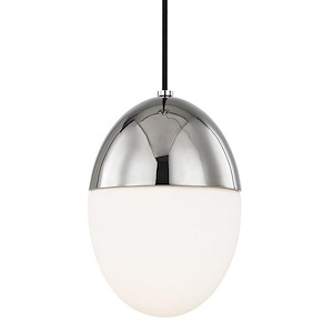 Orion-One Light Small Pendant in Style-7.5 Inches Wide by 11.75 Inches High