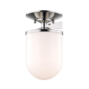 Audrey-One Light Small Semi-Flush Mount in Style-5.5 Inches Wide by 9.25 Inches High - 735119