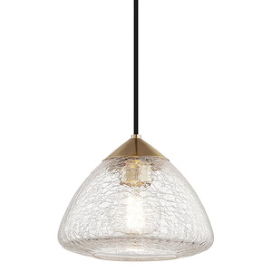 Maya-One Light Small Pendant in Style-9 Inches Wide by 7.75 Inches High - 735115