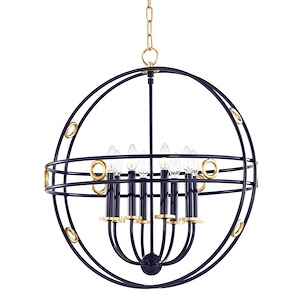 Jade-Eight Light Large Pendant in Style-23.75 Inches Wide by 25.75 Inches High - 735106
