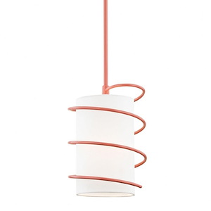 Carly-One Light Small Pendant in Style-8.25 Inches Wide by 12.5 Inches High
