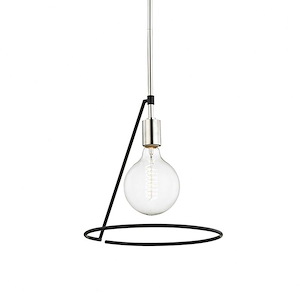 Dana-One Light Pendant in Style-11.75 Inches Wide by 16 Inches High