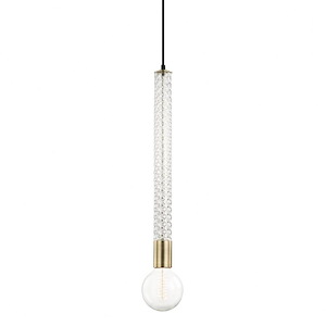 Pippin-One Light Pendant in Style-5 Inches Wide by 30.25 Inches High - 735088