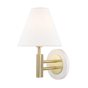 Robbie-One Light Wall Sconce in Style-7.5 Inches Wide by 12 Inches High