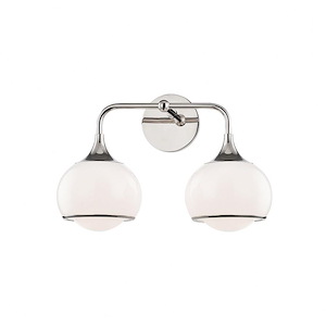 Reese-2-Light Wall Sconce in Style-16.75 Inches Wide by 11.25 Inches High