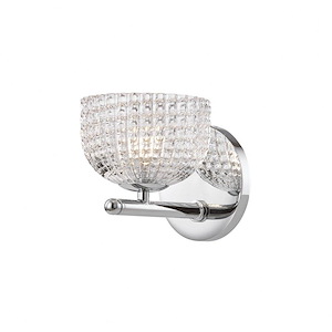 Sabrina-1-Light Wall Sconce in Style-5.25 Inches Wide by 5.25 Inches High