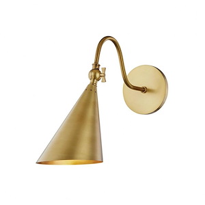 Lupe - 1 Light Wall Sconce In Transitional Essentials and Thoughtful Simplicity Style-12 Inches Tall and 6.25 Inches Wide