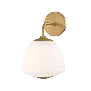 Jane-1-Light Wall Sconce in Style-8 Inches Wide by 12.5 Inches High