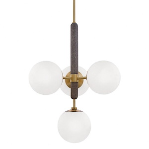 Brielle-4-Light Pendant in Style-20.5 Inches Wide by 25.5 Inches High