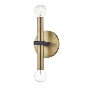 Colette-2-Light Wall Sconce in Style-4.75 Inches Wide by 12.25 Inches High - 865354