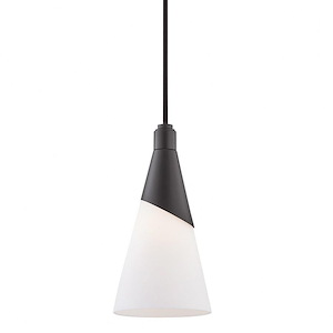 Parker-1-Light Pendant in Style-5 Inches Wide by 9.5 Inches High