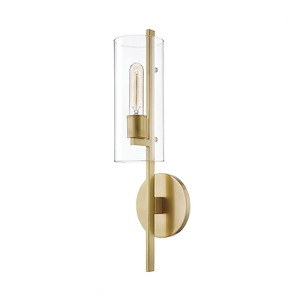 Ariel-One Light Wall Sconce in Style-5.5 Inches Wide by 20.25 Inches High