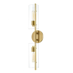 Ariel-Two Light Wall Sconce in Style-5.5 Inches Wide by 28 Inches High - 886435
