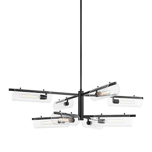Ariel - 8 Light Chandelier In Thoughtful Simplicity Style-16.25 Inches Tall and 30 Inches Wide - 1099721