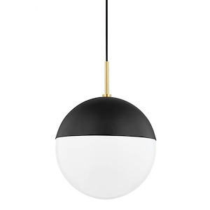Renee - 1 Light Large Pendant In Sculptural &amp; Geometric and Everyday Modern Style-9 Inches Tall and 7 Inches Wide