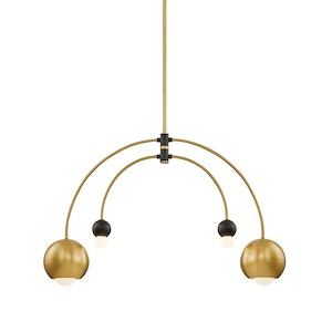 Willow-Four Light Chandelier-37.75 Inches Wide - 886463
