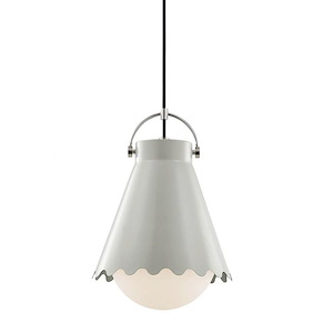 Lauryn-One Light Large Pendant in Style-12 Inches Wide by 18 Inches High - 886467