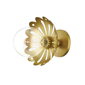 Alyssa-One Light Wall Sconce in Style-8 Inches Wide by 8 Inches High