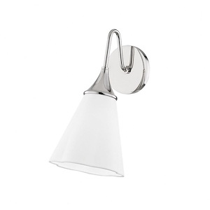 Mara-1 Light Wall Sconce in Contemporary Style-6.75 Inches Wide by 13.75 Inches High - 979929