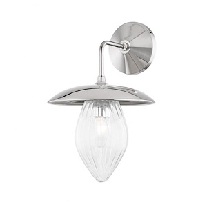 Lana-1 Light Wall Sconce in Contemporary Style-9 Inches Wide by 13.5 Inches High