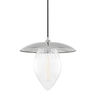 Lana-1 Light Large Pendant in Contemporary Style-15 Inches Wide by 14 Inches High - 979926
