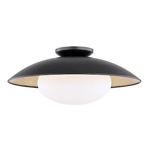 Cadence-One Light Large Semi Flush in Style-21 Inches Wide by 9 Inches High - 886486