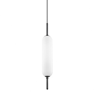 Miley-6W 1 LED Pendant in Contemporary Style-4 Inches Wide by 26.75 Inches High - 931026