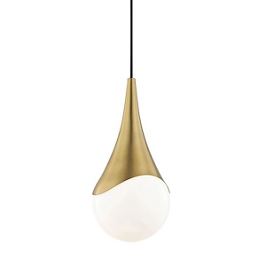 Ariana-One Light Small Pendant in Style-7.5 Inches Wide by 16 Inches High - 886491